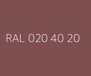 Kolor RAL 020 40 20 