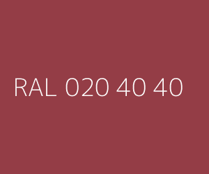 Kolor RAL 020 40 40 
