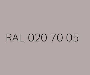Kolor RAL 020 70 05 