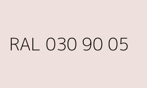 Kolor RAL 030 90 05