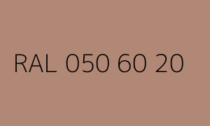 Kolor RAL 050 60 20