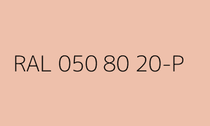 Kolor RAL 050 80 20-P