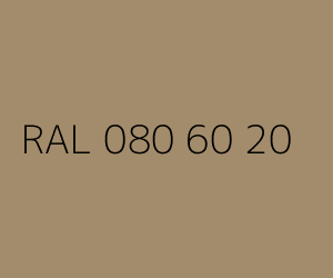Kolor RAL 080 60 20 