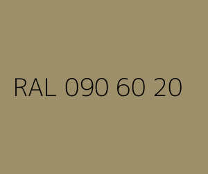 Kolor RAL 090 60 20 