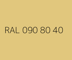 Kolor RAL 090 80 40 