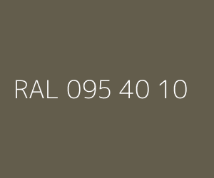 Kolor RAL 095 40 10 
