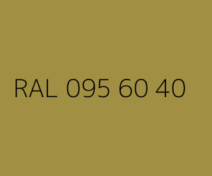 Kolor RAL 095 60 40 