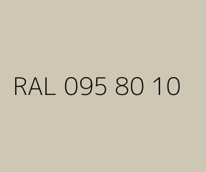 Kolor RAL 095 80 10 