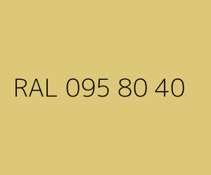 Kolor RAL 095 80 40 