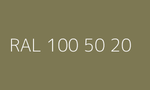 Kolor RAL 100 50 20