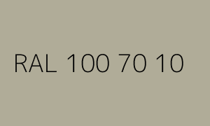 Kolor RAL 100 70 10