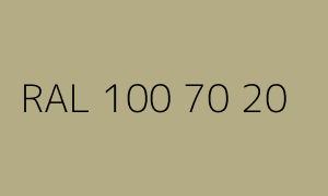 Kolor RAL 100 70 20