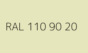 Kolor RAL 110 90 20