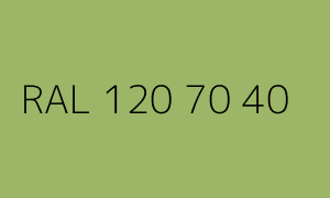 Kolor RAL 120 70 40