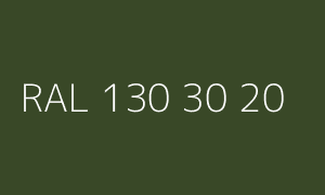 Kolor RAL 130 30 20