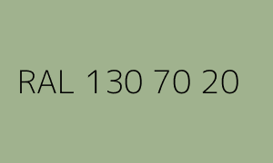 Kolor RAL 130 70 20