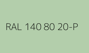 Kolor RAL 140 80 20-P