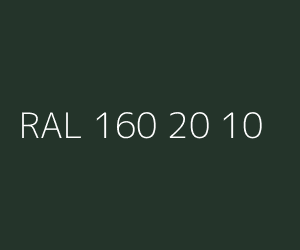 Kolor RAL 160 20 10 