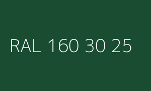 Kolor RAL 160 30 25
