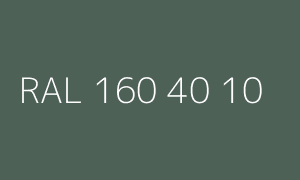Kolor RAL 160 40 10