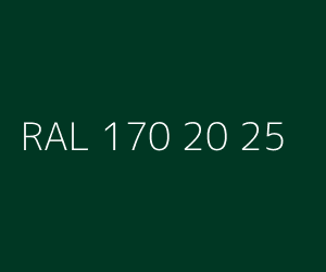 Kolor RAL 170 20 25 