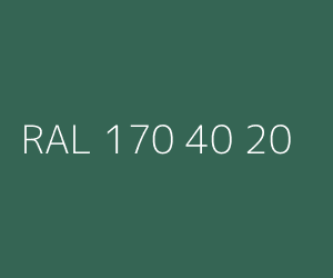 Kolor RAL 170 40 20 