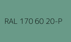 Kolor RAL 170 60 20-P