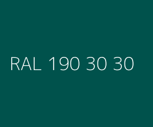 Kolor RAL 190 30 30 