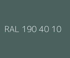 Kolor RAL 190 40 10 