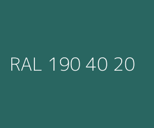 Kolor RAL 190 40 20 