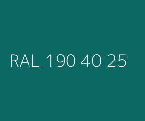 Kolor RAL 190 40 25 