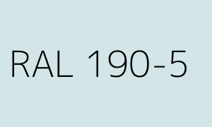 Kolor RAL 190-5