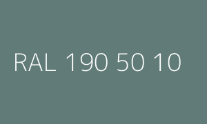 Kolor RAL 190 50 10