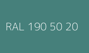 Kolor RAL 190 50 20