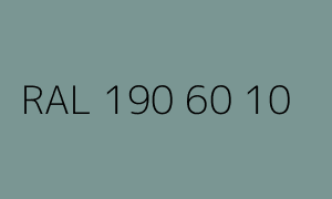 Kolor RAL 190 60 10