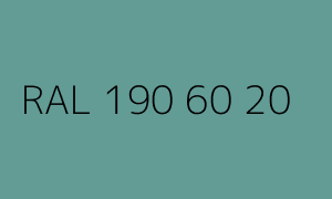 Kolor RAL 190 60 20