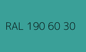 Kolor RAL 190 60 30