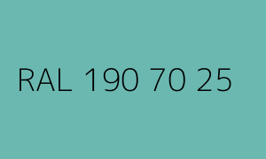 Kolor RAL 190 70 25