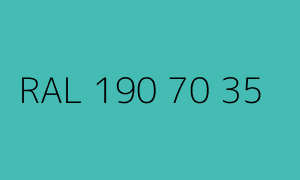 Kolor RAL 190 70 35
