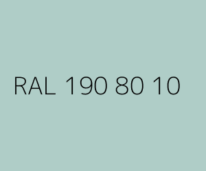 Kolor RAL 190 80 10 