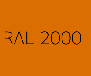 Kolor RAL 2000 YELLOW ORANGE