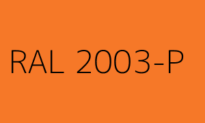 Kolor RAL 2003-P
