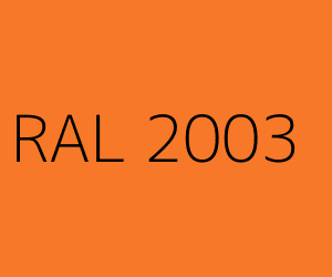Kolor RAL 2003 PASTEL ORANGE