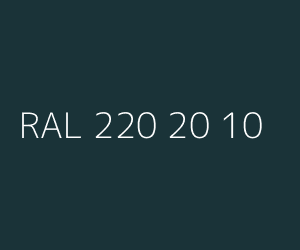Kolor RAL 220 20 10 