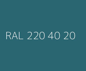 Kolor RAL 220 40 20 