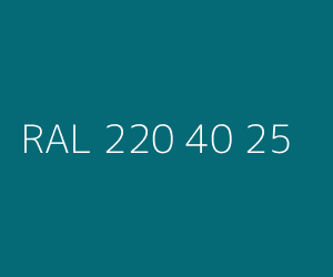 Kolor RAL 220 40 25 