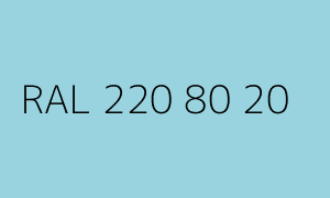 Kolor RAL 220 80 20