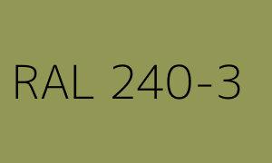 Kolor RAL 240-3