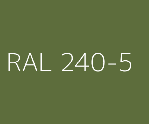 Kolor RAL 240-5 
