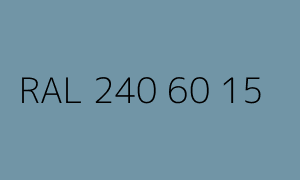 Kolor RAL 240 60 15
